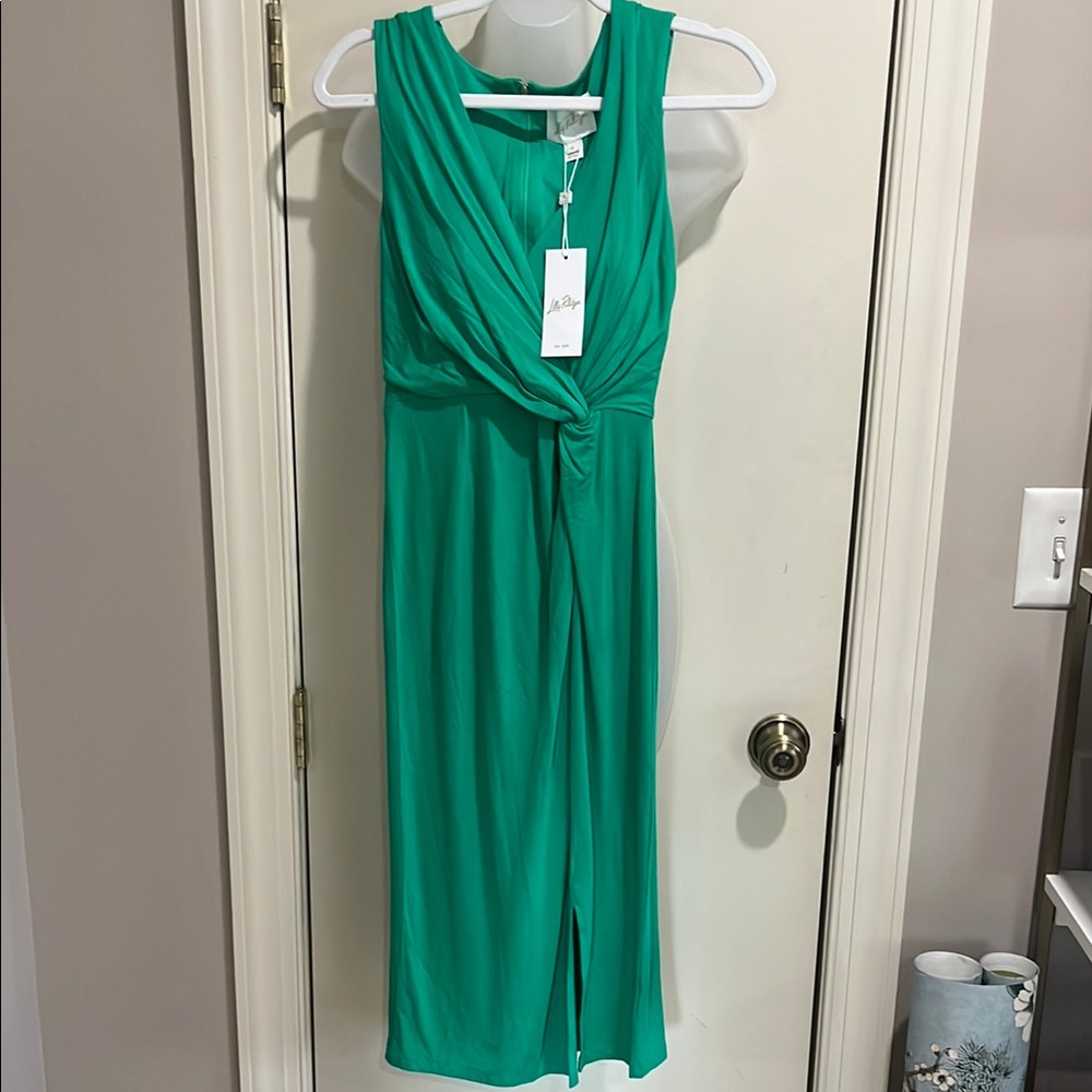 Lilly Pulitzer Elegant Green Sleeveless Dress